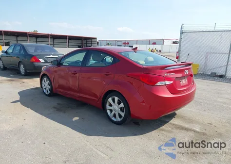 2013 Hyundai Elantra Limited из США, поврежденный, VIN KMHDH4AE2DU856759